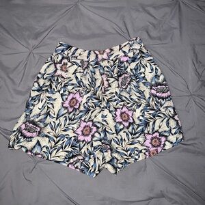 Flower print shorts